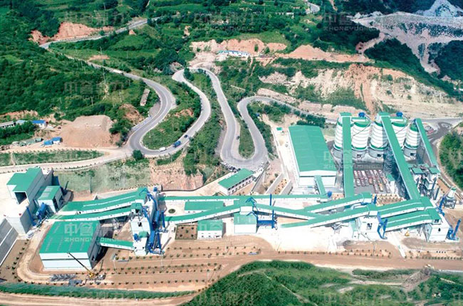 新世纪建材新河石料厂鸟瞰图
