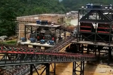 中誉鼎力承建机制砂生产线项目