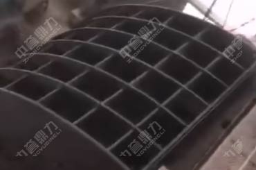 砂石生产线双线运行锤式破碎机现场视频