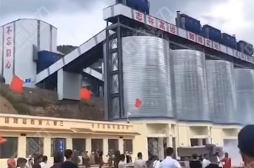 中誉鼎力承建时产1200吨砂石生产线投产现场