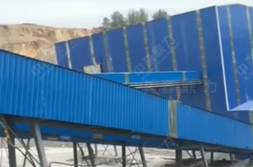 中誉鼎力承建密闭式制砂生产线