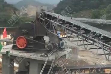 矿山碎石生产线运行流程