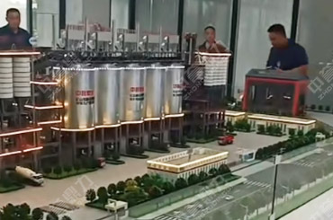 客户参观中誉鼎力生产线模型现场视频