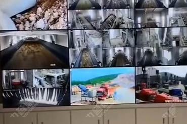矿山远程视频监控系统控制室现场