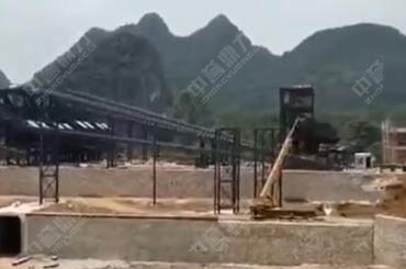 砂石料厂建设现场视频