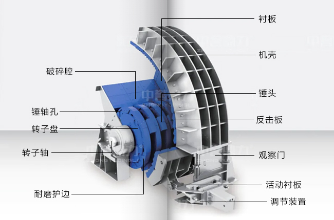 重锤破碎机结构图片