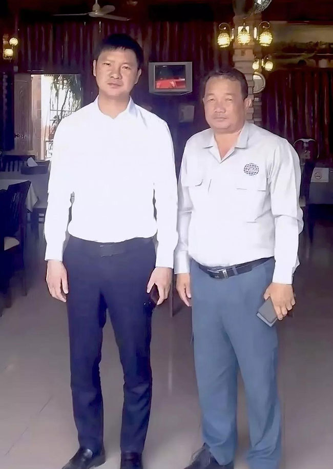 柬埔寨三星将军NIM MENG接待张治民董事长