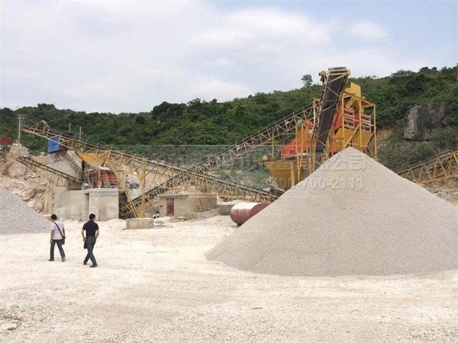 打砂生产线
