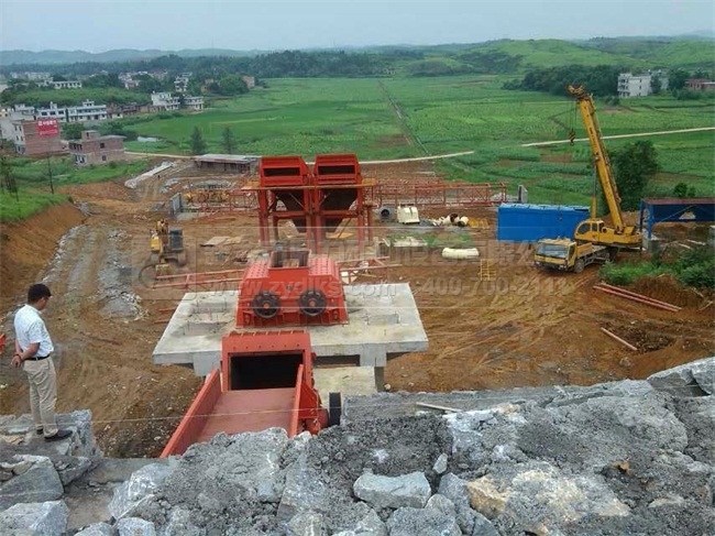 制砂生产线建设