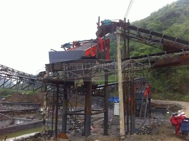 石灰石开采生产线