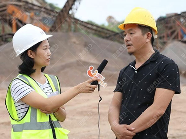湖南张家界桑植县何家坪采石场砂石生产线