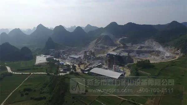 灯草山采石场鸟瞰图