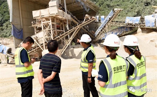恒丰建材砂石生产线现场