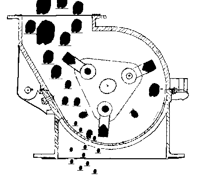 重锤破碎机原理