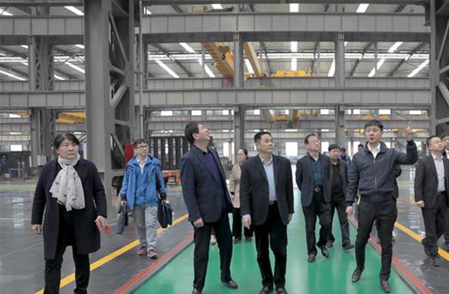调研组一行