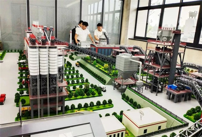 建材产业园沙盘