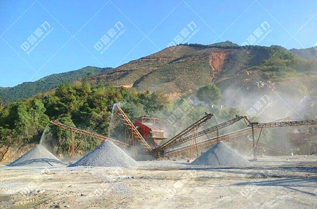 碎石厂加工现场
