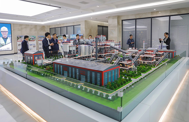 张治民董事长介绍中誉鼎力循环建材产业园项目